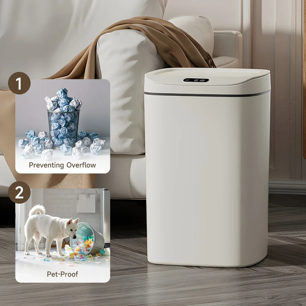 Automatic Sensor Trash Can for Baby Care, Hands-Free