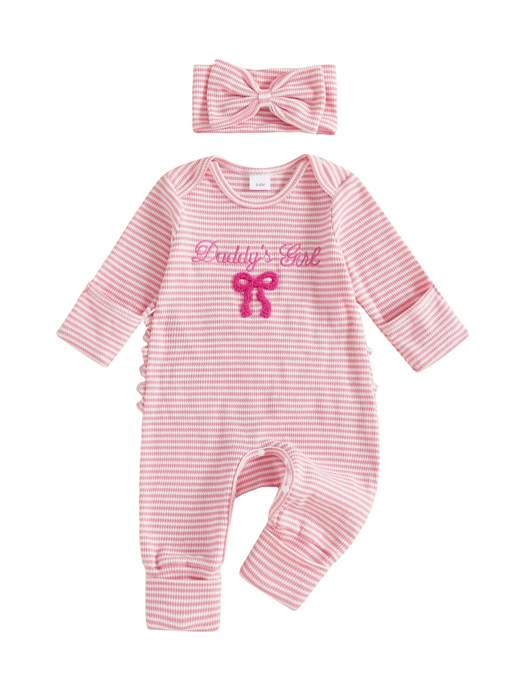 Infant Toddler Autumn Striped Playsuit