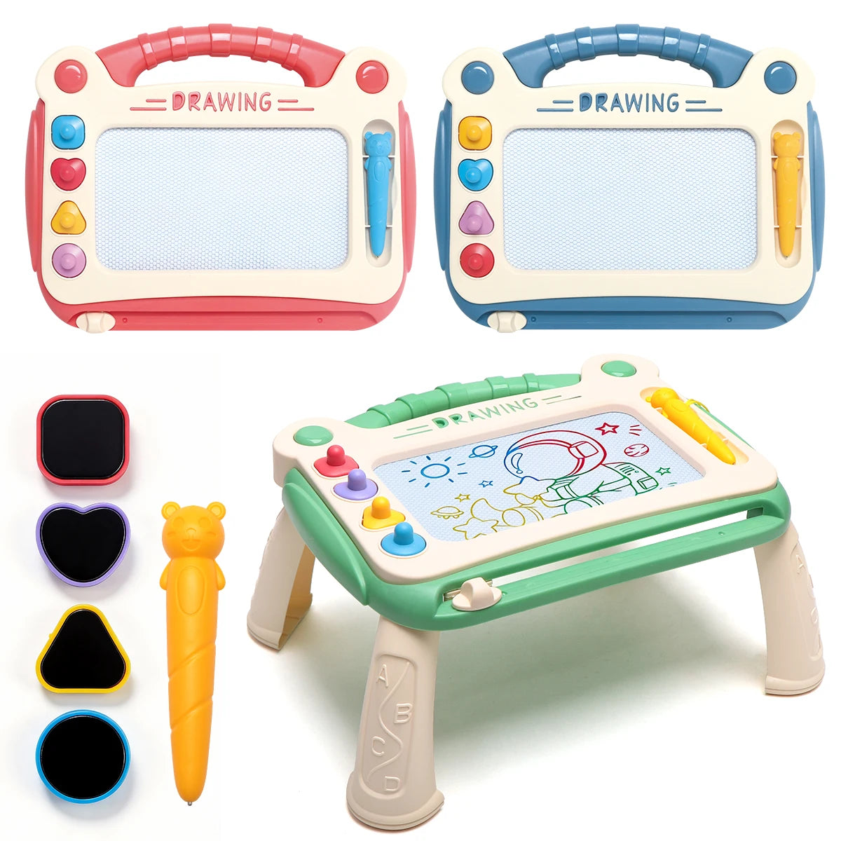 Kids Magnetic Drawing Board with Stand