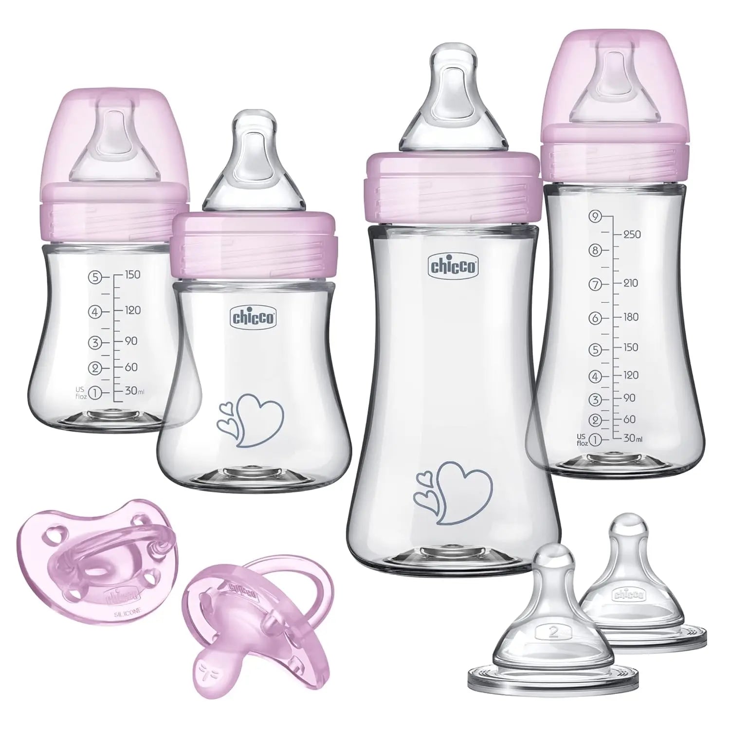 Hybrid Baby Bottle Set: Glass