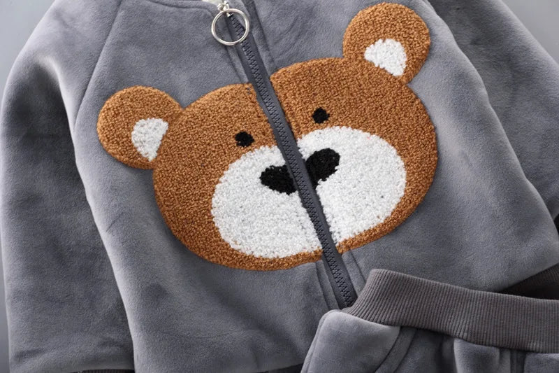 3PCS Winter Autumn Toddler Baby Boys Girls Clothes