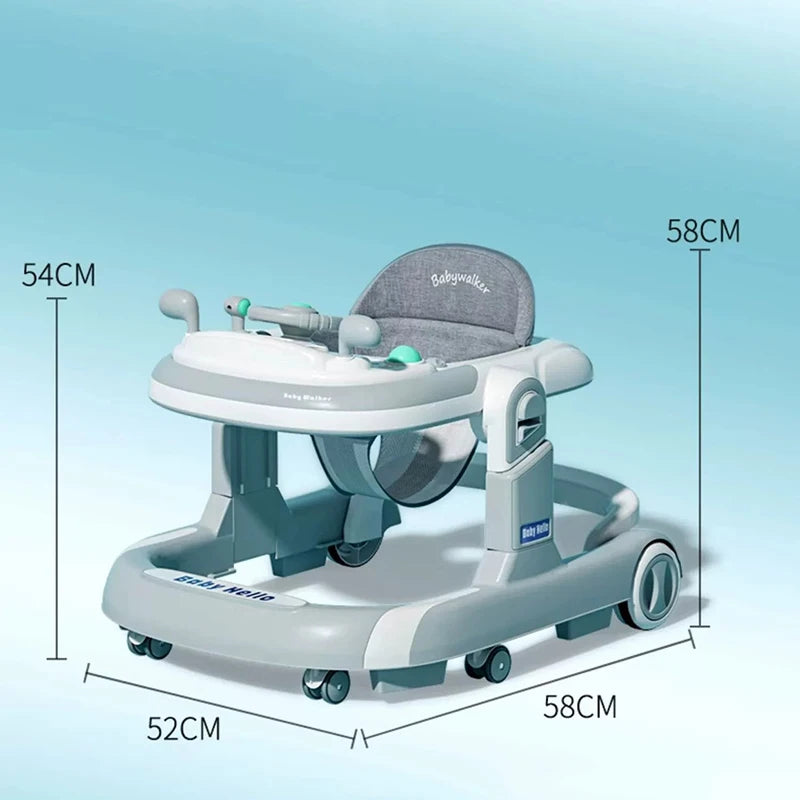 2 In 1 Baby Walker Toddler Baby Push Walker