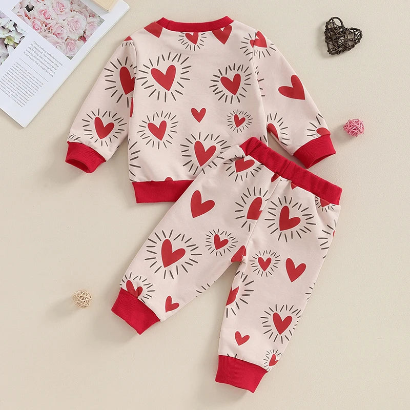 0-3Y Toddler Baby Boy Girl Valentine’s Day Outfit