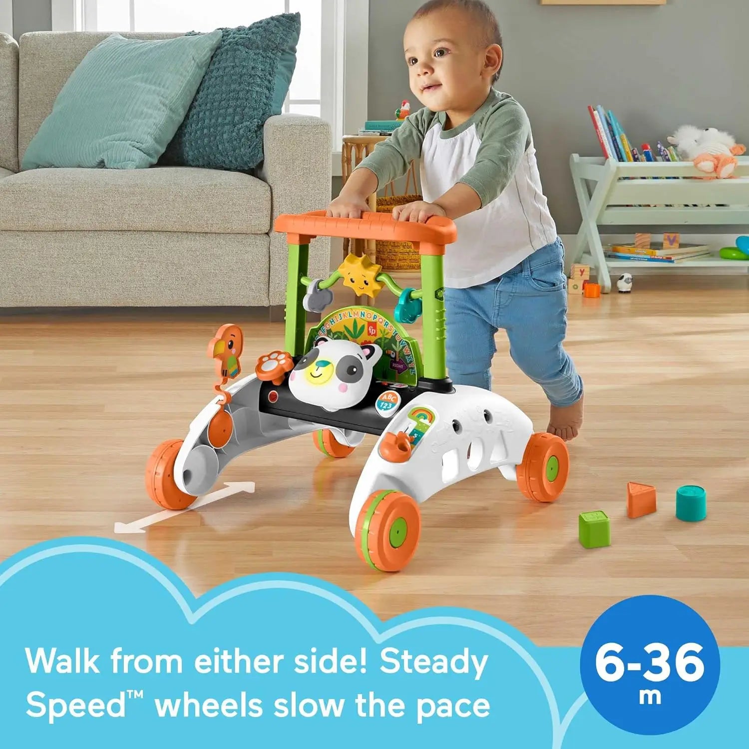 Interactive Panda Push Walker