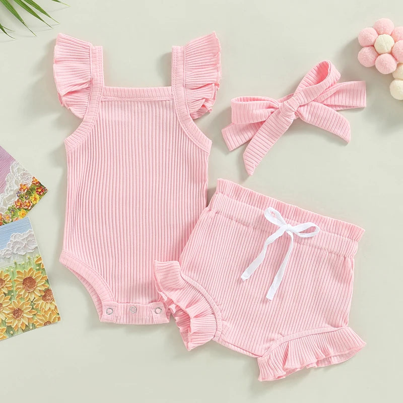 18M Toddler Girls 3Pcs Summer Clothes