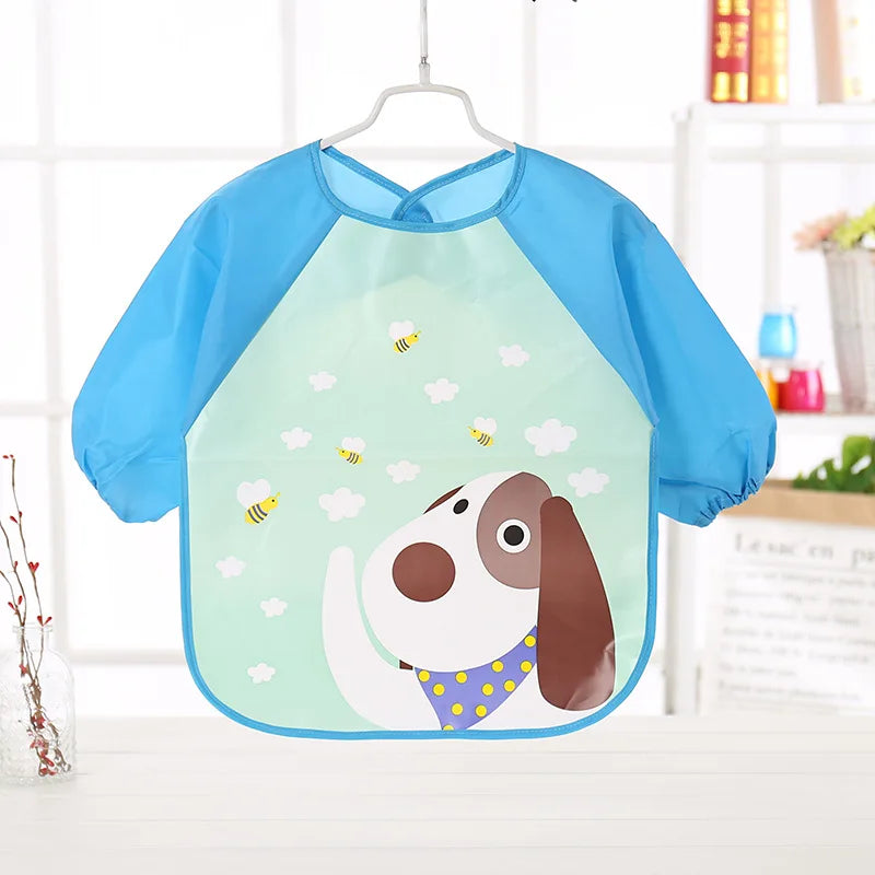 Waterproof EVA Full Sleeve Baby Bibs