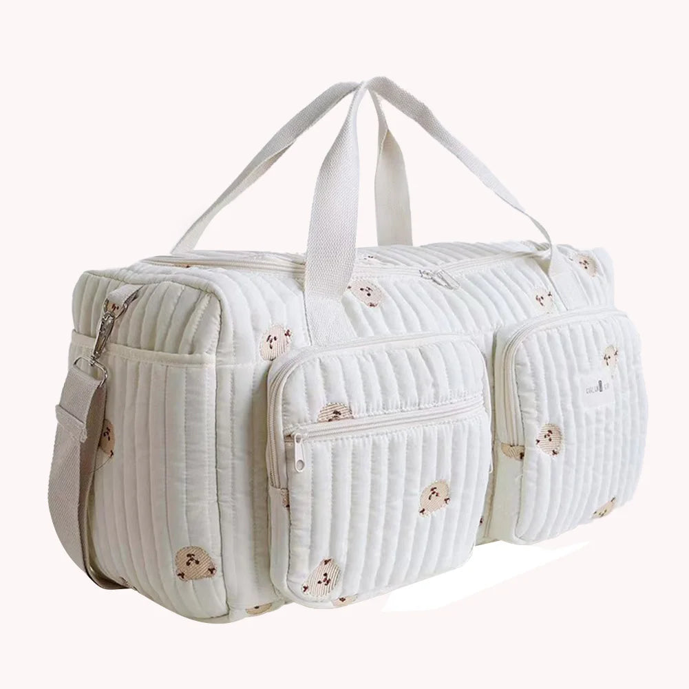 Quilted Baby Diaper Bag Travel Bag
