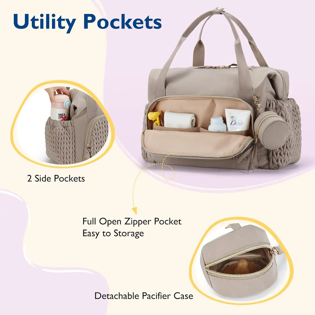 Large Capacity Travel Diaper Bag