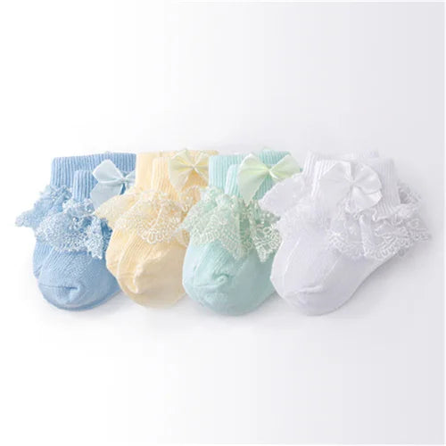 4Pairs/lot Newborn Baby Socks