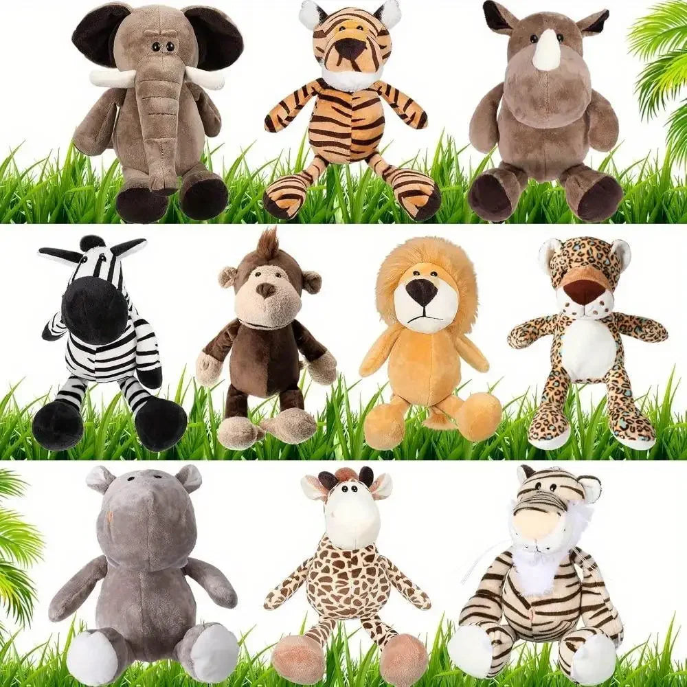 10 Pcs Stuffed Giraffe Plush Animal Toy