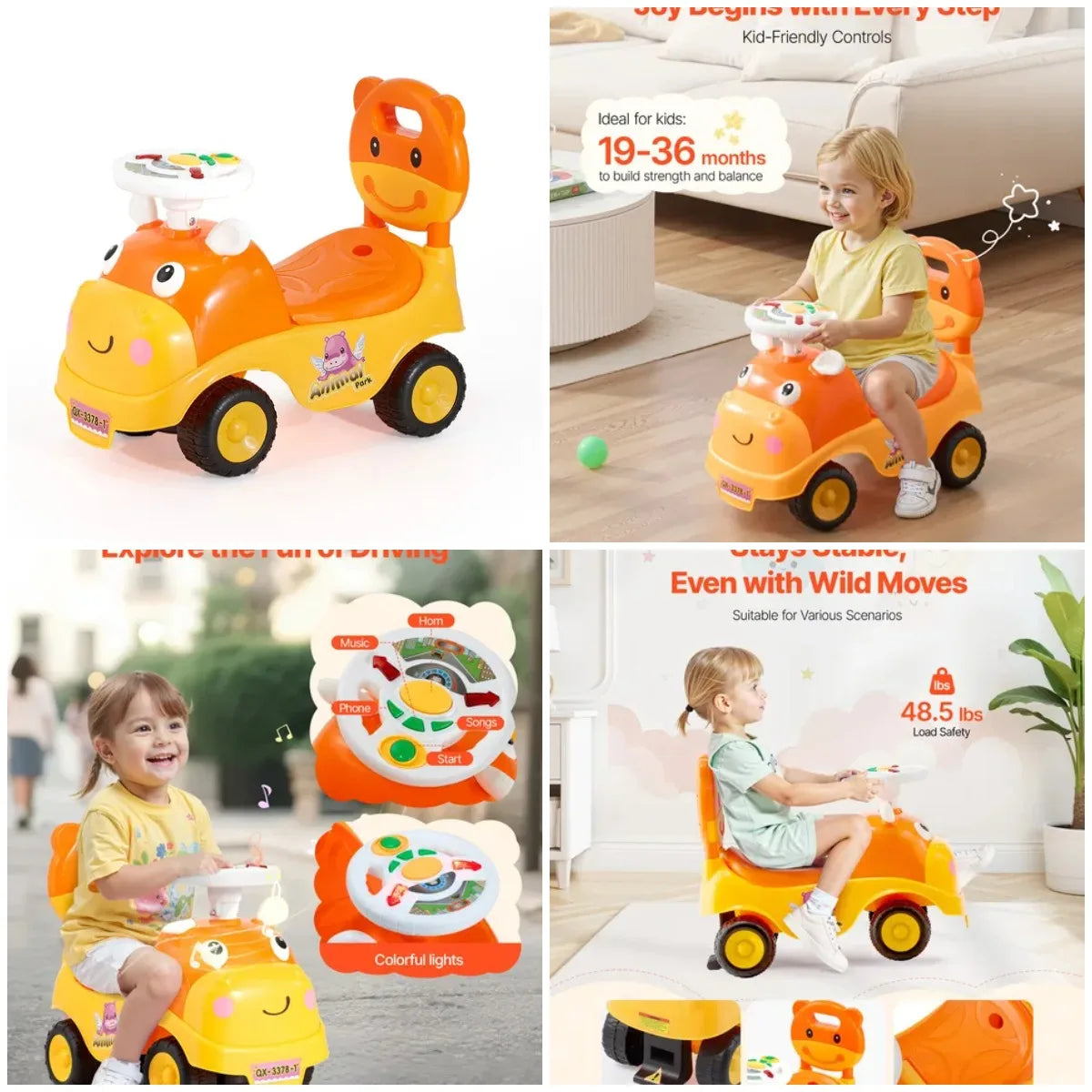 Ride On Toddler Push Car