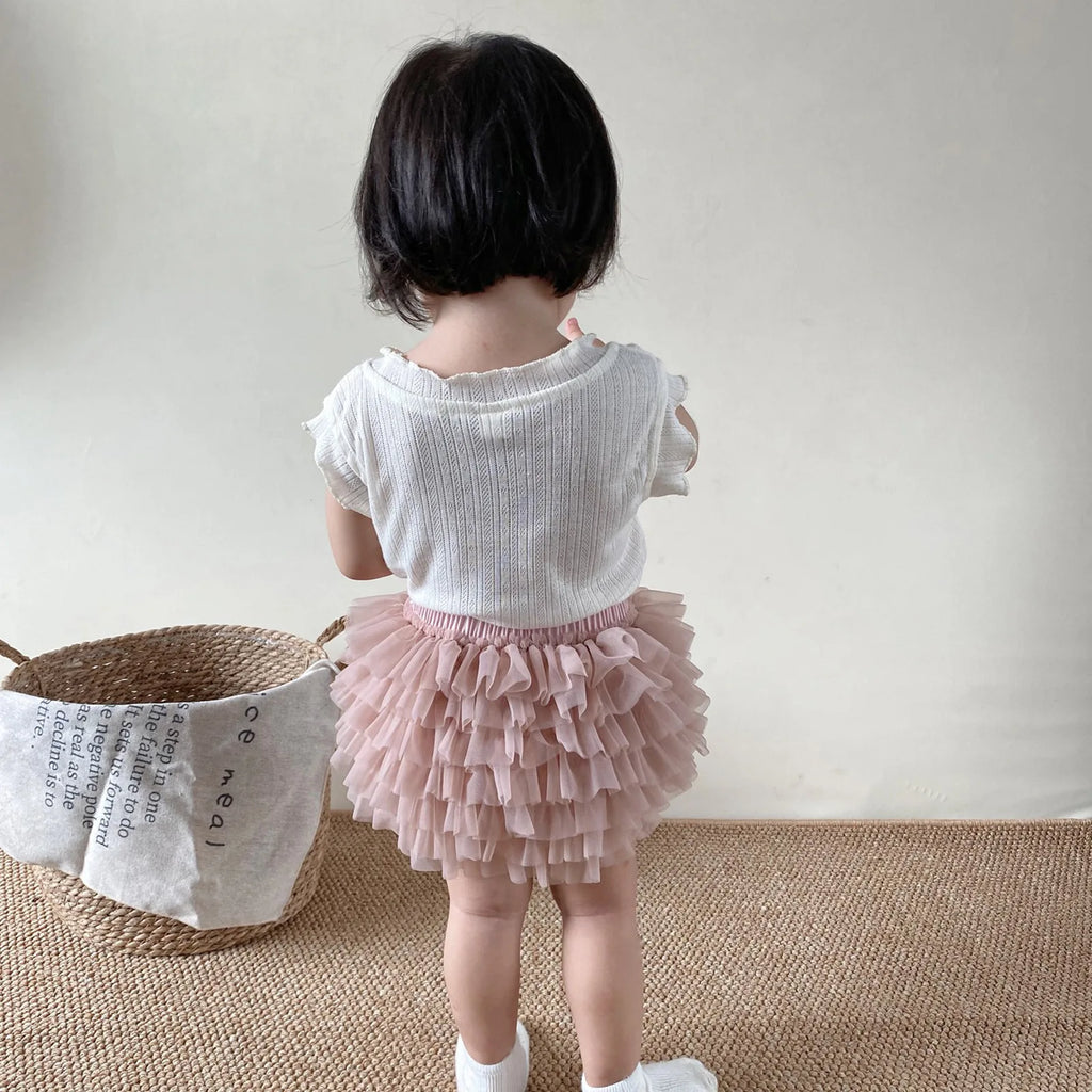 Baby Girls Small Tutu Skirt for Kids Children Puffy Tulle Skirts