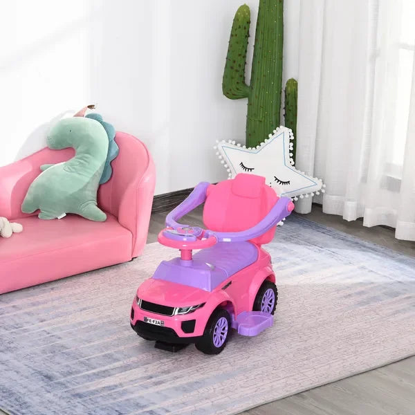 3-in-1 Push Car for Toddlers, Ride-on Stroller
