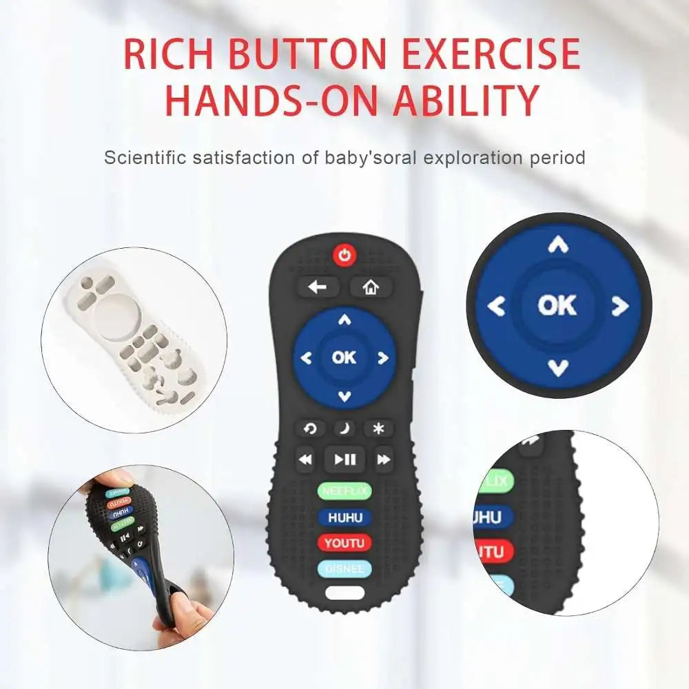 Pull String Teether, Analog Cell Phone, Sensory Shapes Simulation Remote Control