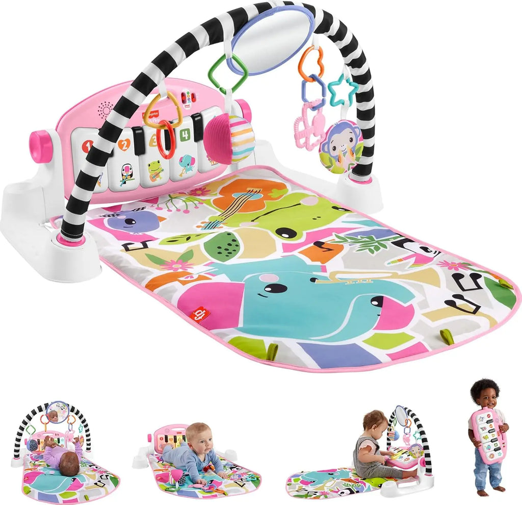 Interactive Baby Playmat with Piano Gym,