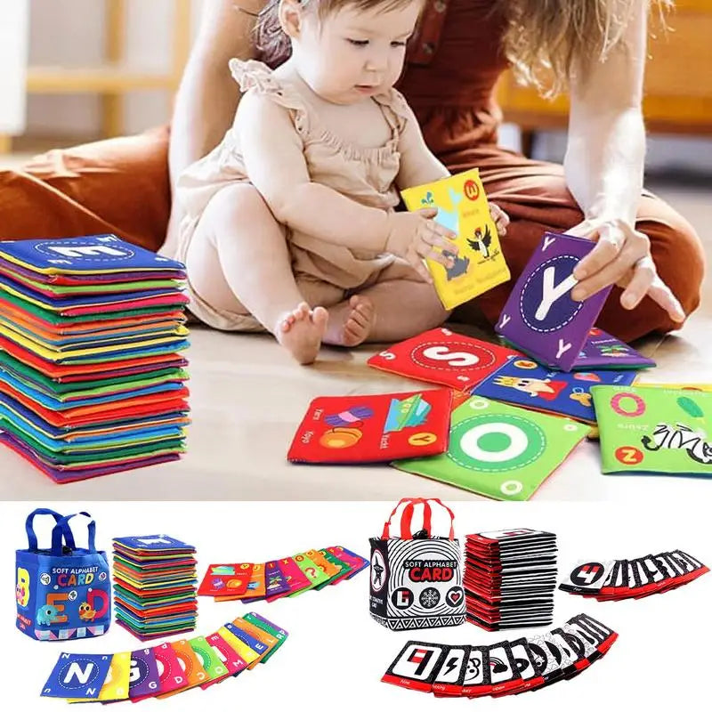Toddler Soft Books Alphabet Number Bath Cloth Books