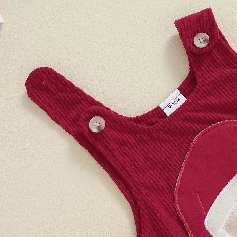 2024-05-18 Lioraitiin Baby Girl Thanksgiving Outfits Stripe Long Sleeve Romper Turkey Embroidery Overalls Dress Headband Set