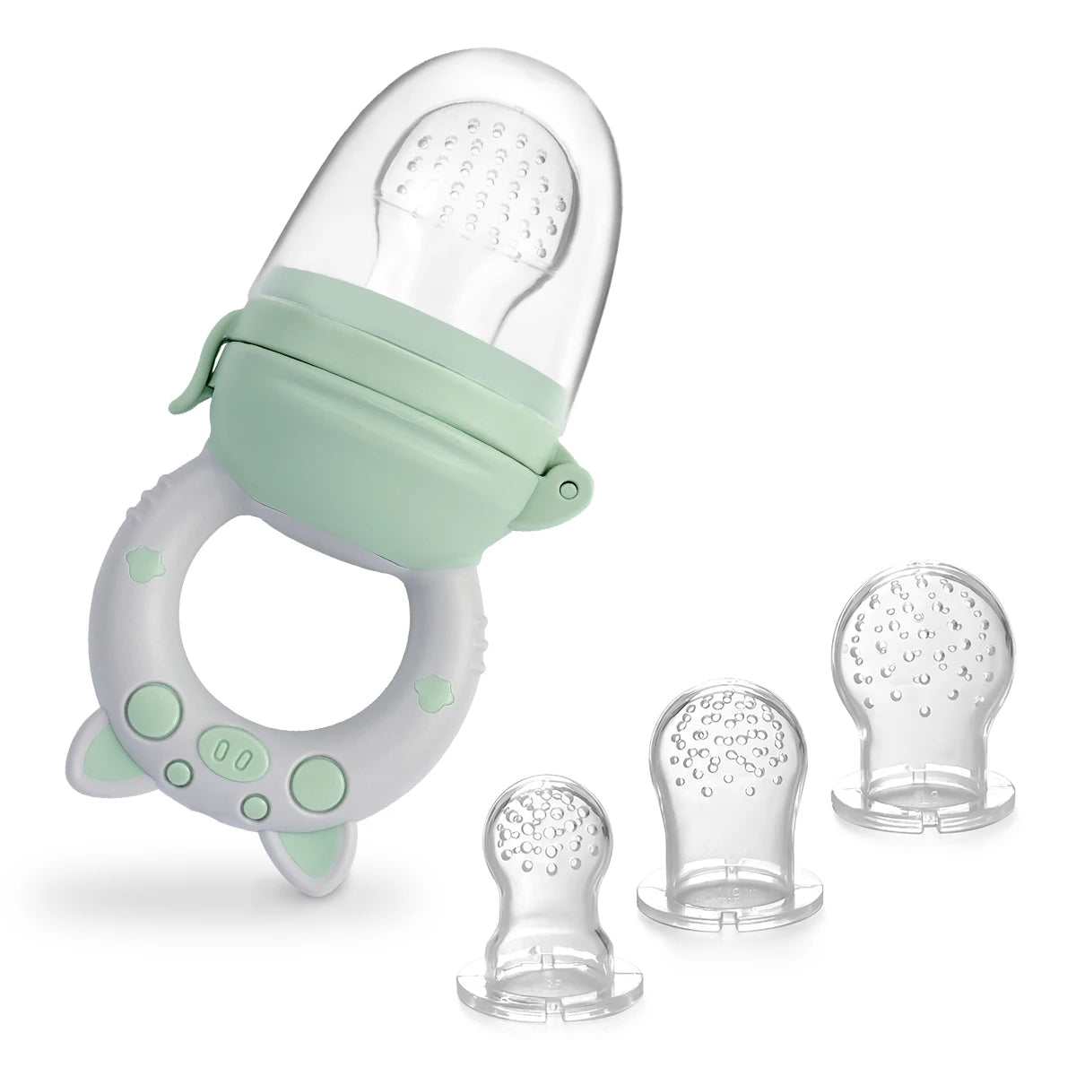 4pcs/set Silicone Fruit & Vegetable Feeder for Infants and toddlers