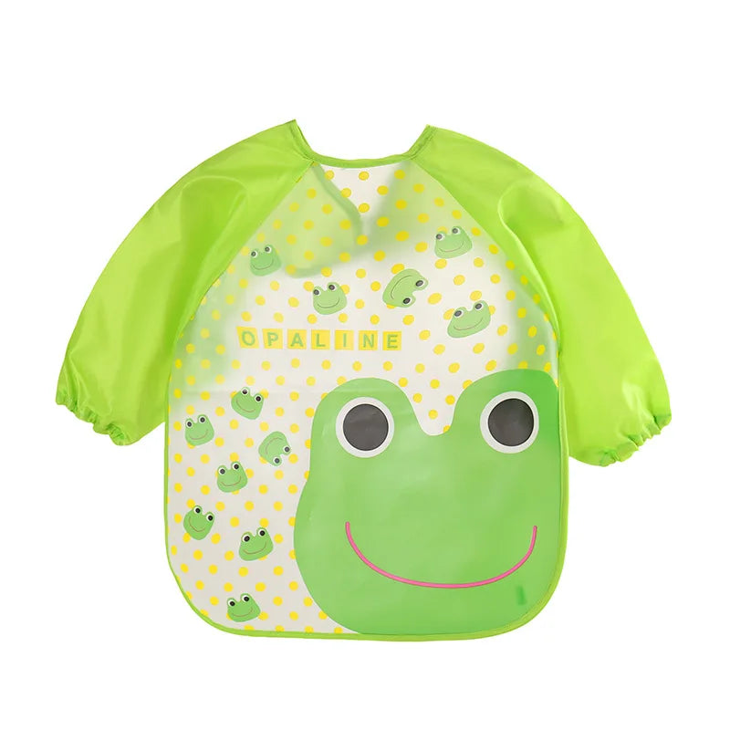 Waterproof EVA Full Sleeve Baby Bibs