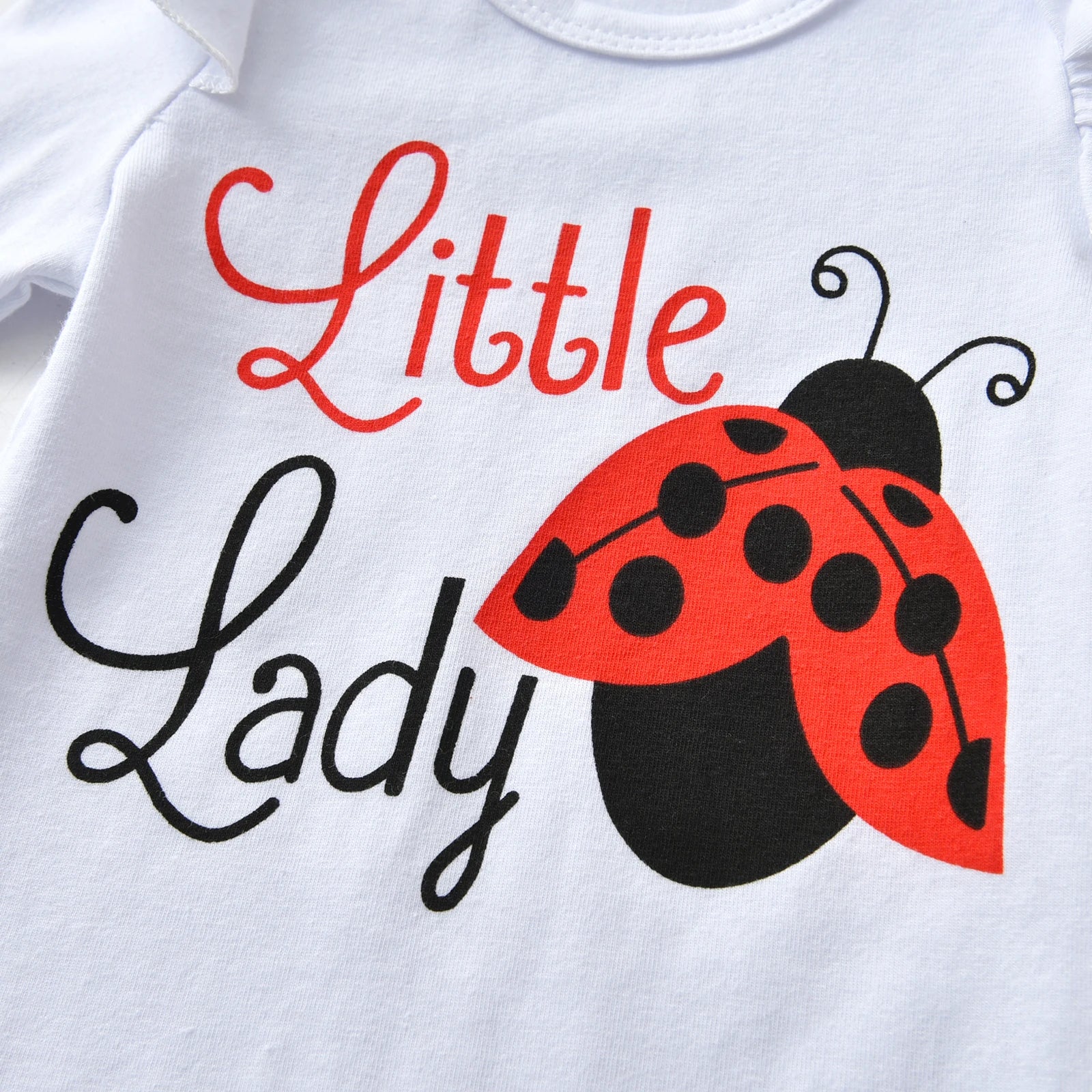 Newborn Baby Girls Clothes Set Long Sleeve Ladybug