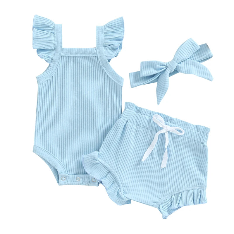 18M Toddler Girls 3Pcs Summer Clothes
