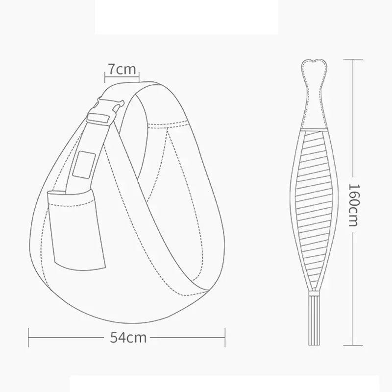 Baby Wrap Newborn Sling Dual Use Infant Nursing Cover Carrier