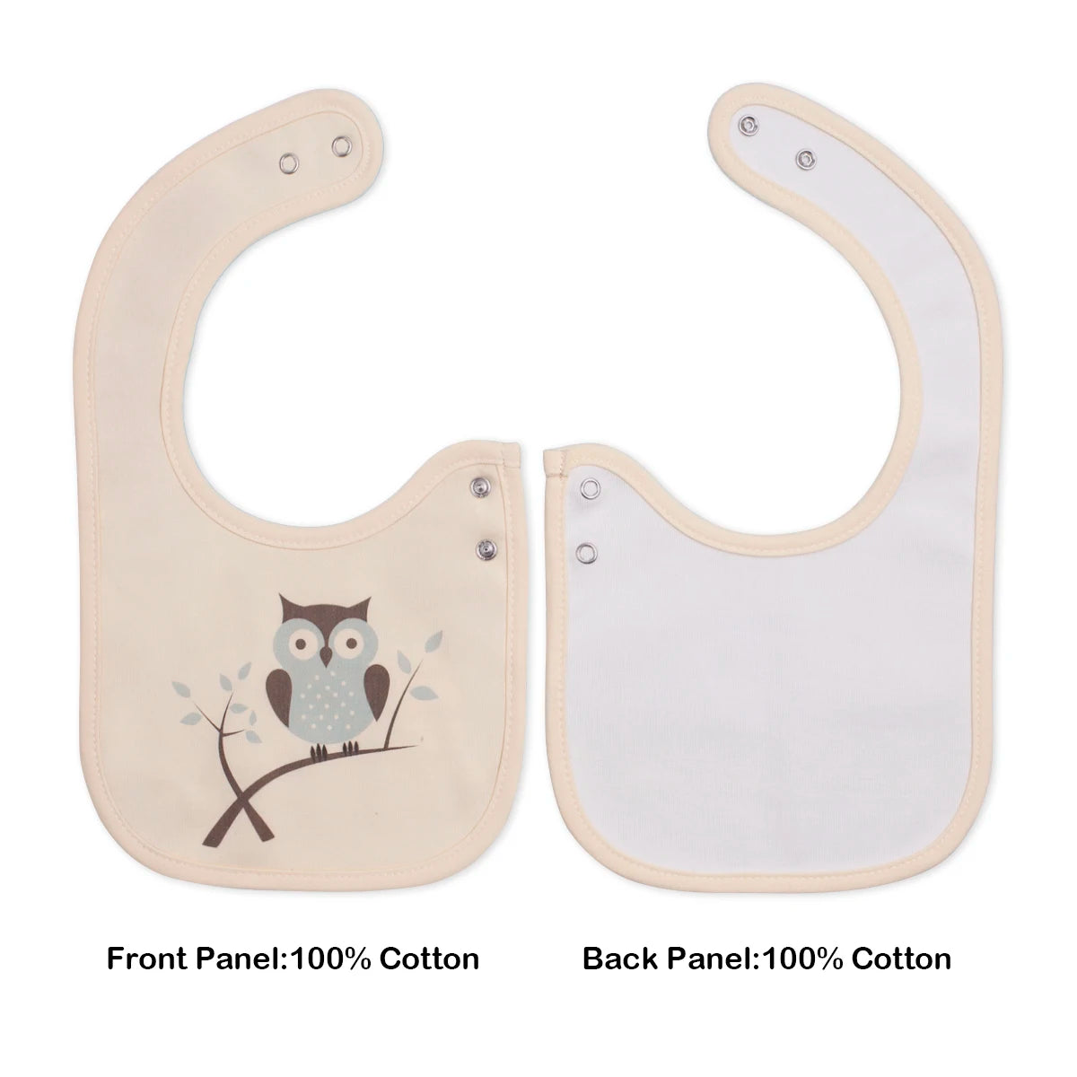12-Pack Waterproof Baby Bibs for Boys & Girls