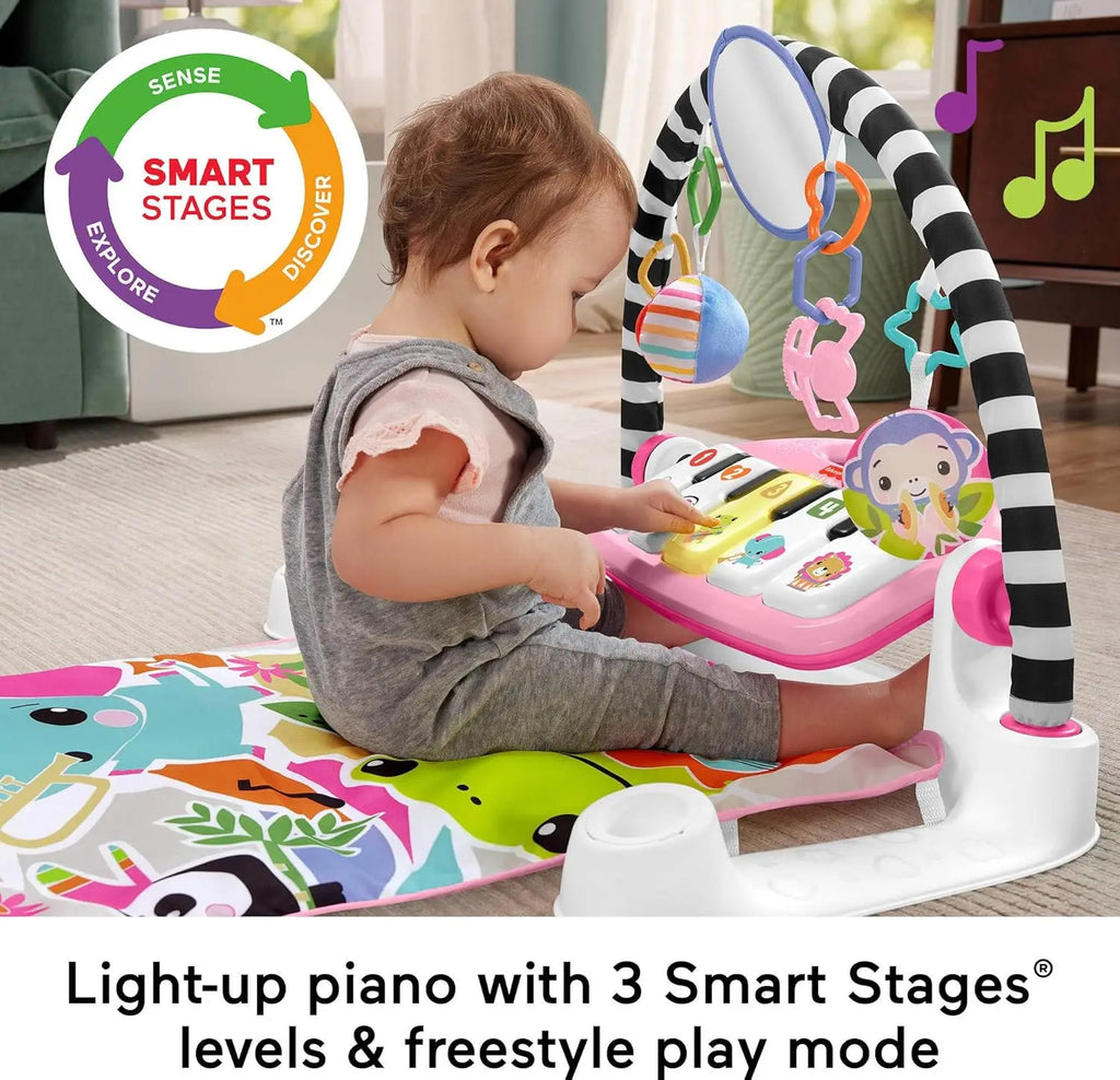 Interactive Baby Playmat with Piano Gym,