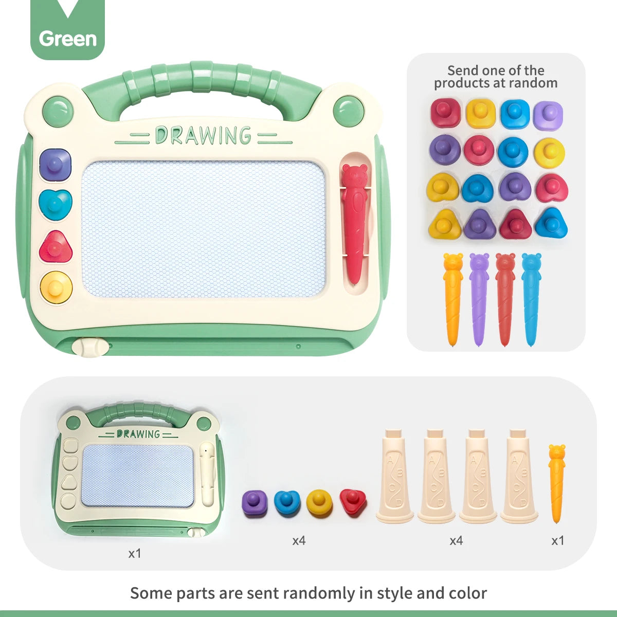 Kids Magnetic Drawing Board with Stand