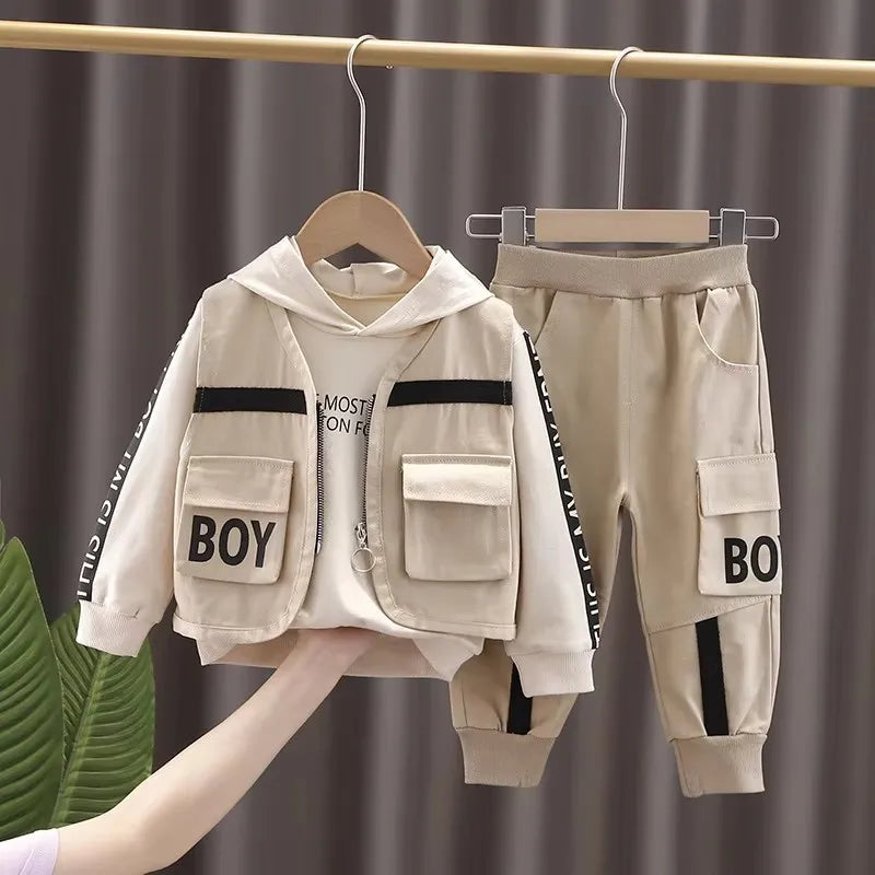 Spring autumn toddler letter boy decorative vest