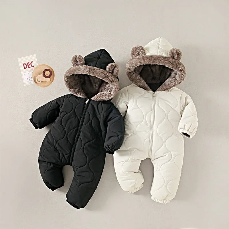 baby onesies autumn and winter fleece