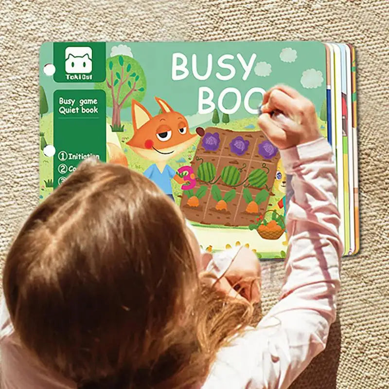 Baby Activity Book Touch Sensory Quiet Books Interactive Learning