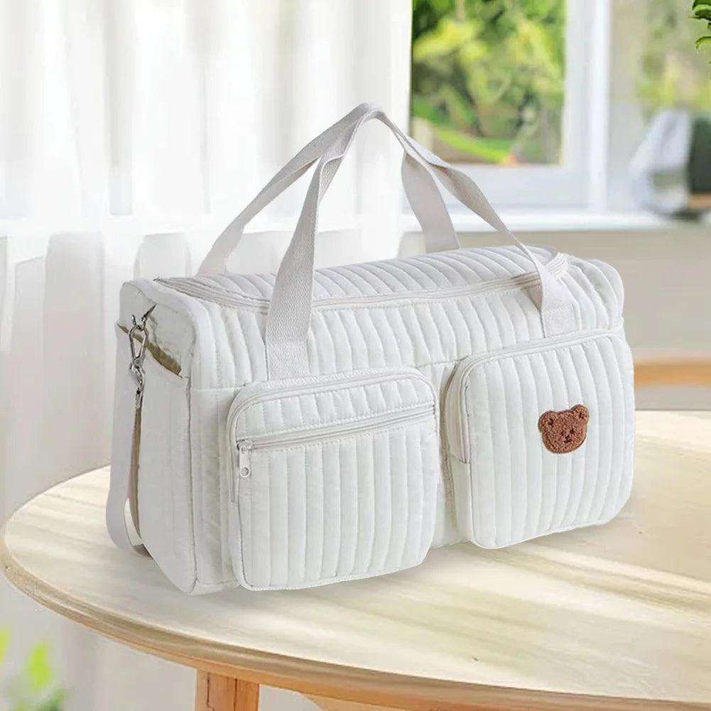 Quilted Baby Diaper Bag Travel Bag