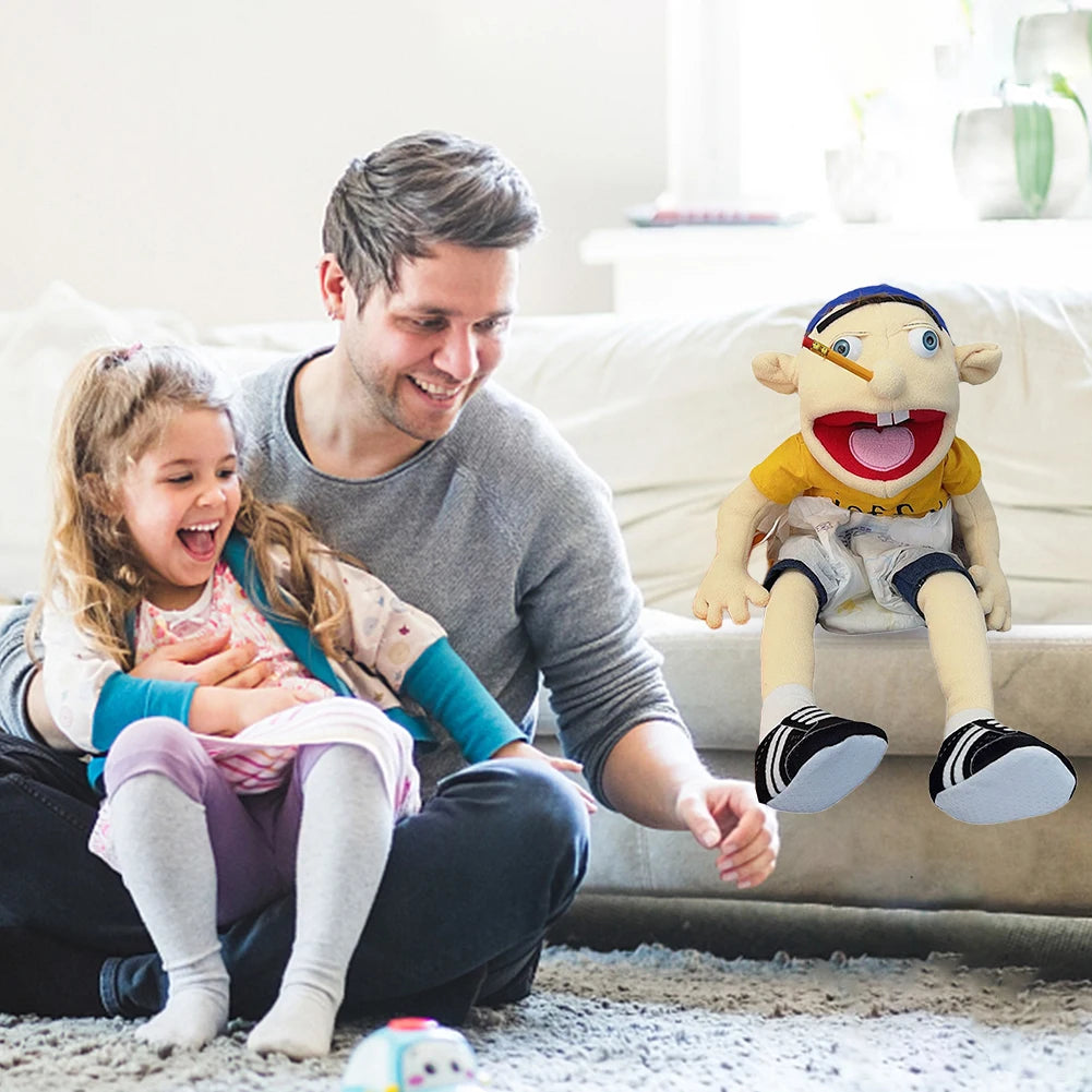 Figurine Toy Soft Puppet Plush Muppet Toy B