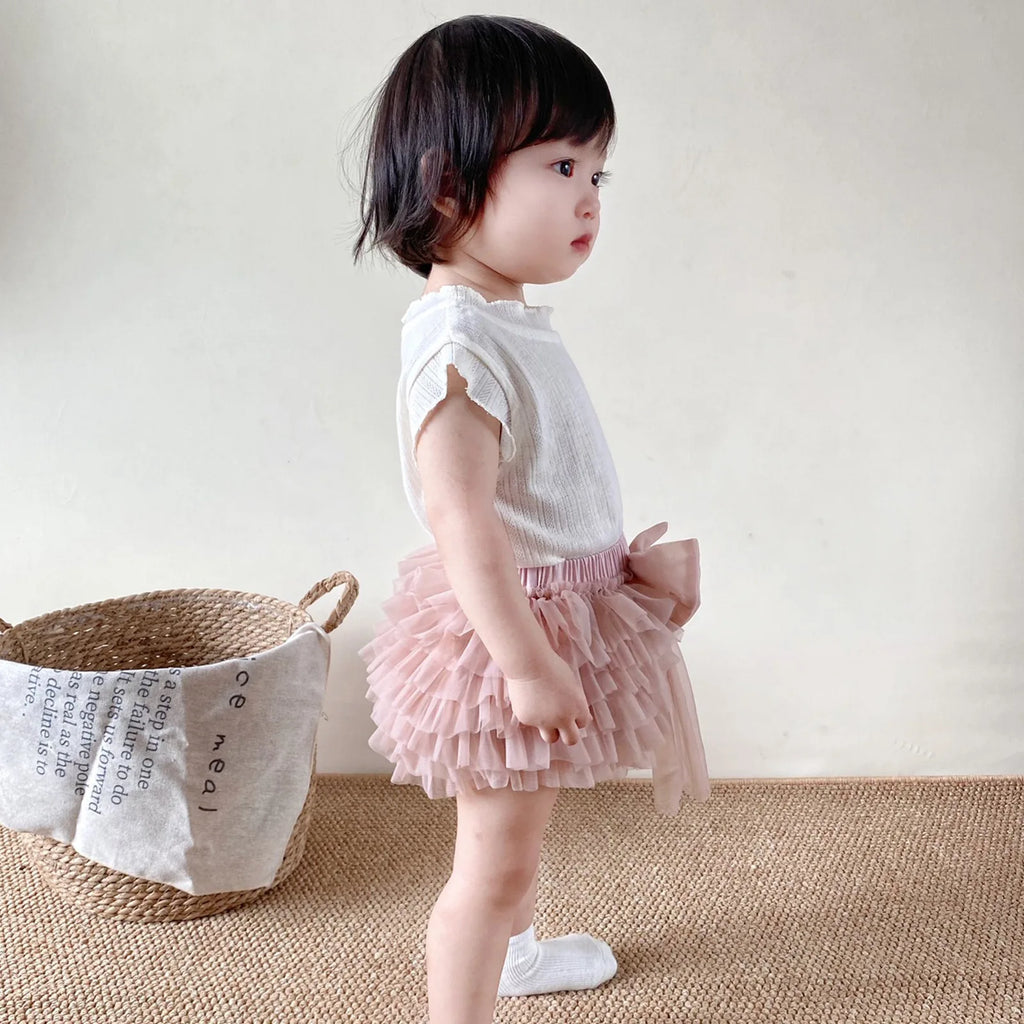 Baby Girls Small Tutu Skirt for Kids Children Puffy Tulle Skirts