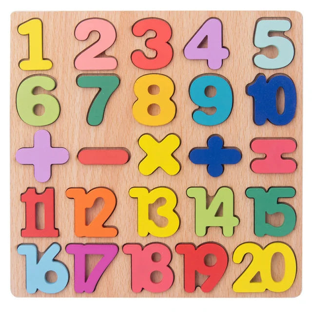 Montessori Wooden Games Baby Toys Puzzle