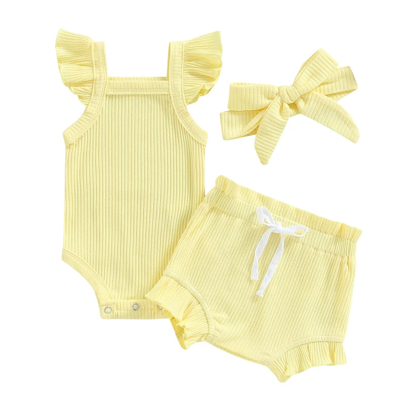 18M Toddler Girls 3Pcs Summer Clothes