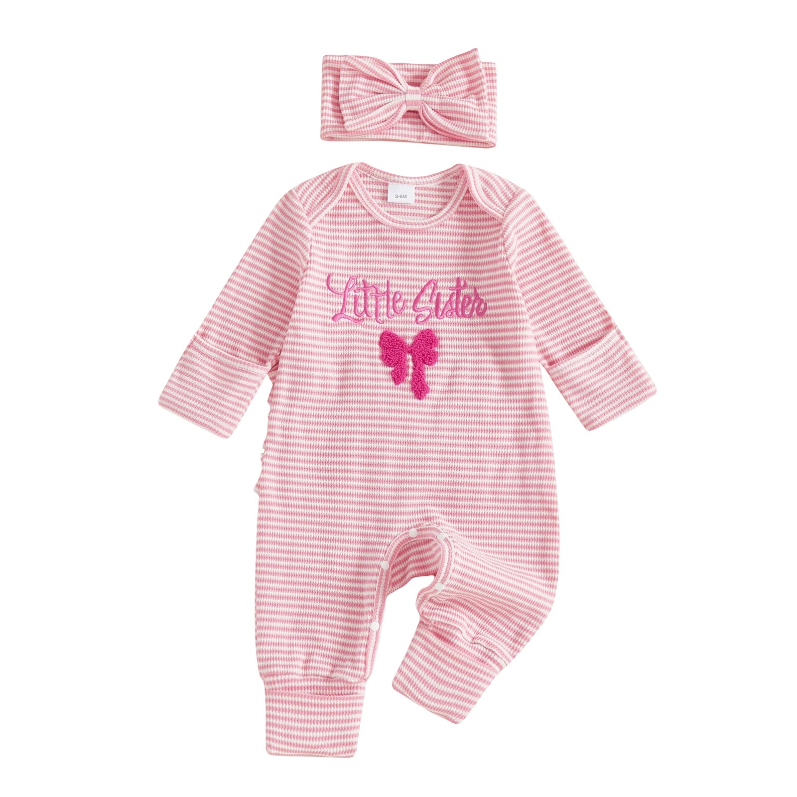 Infant Toddler Autumn Striped Playsuit