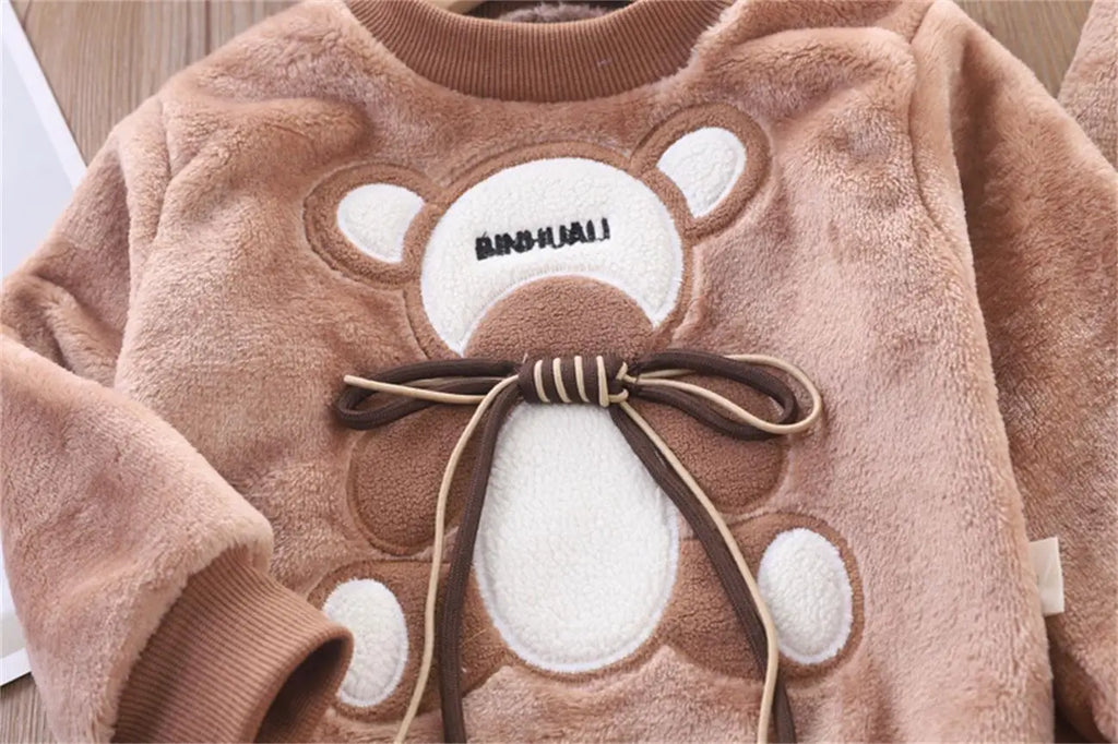 3PCS Winter Autumn Toddler Baby Boys Girls Clothes