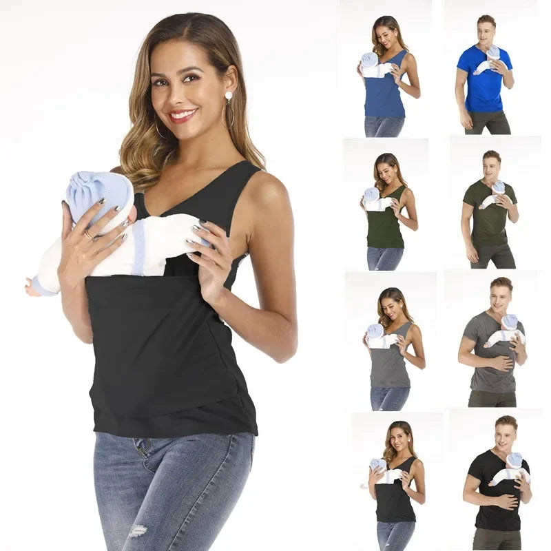 Kangaroo Safety Pocket T-Shirt Baby Support