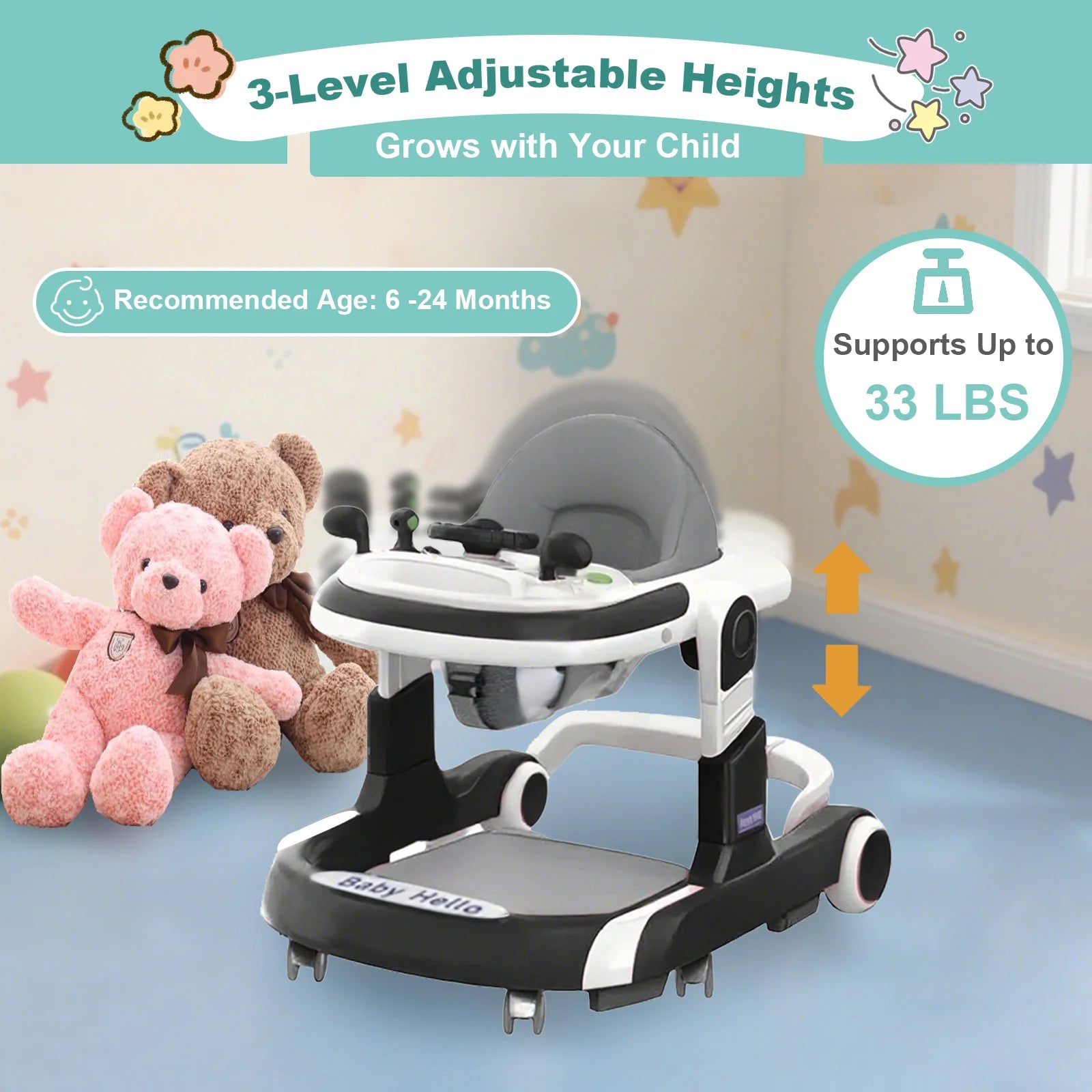 Multifunctional Baby Walker