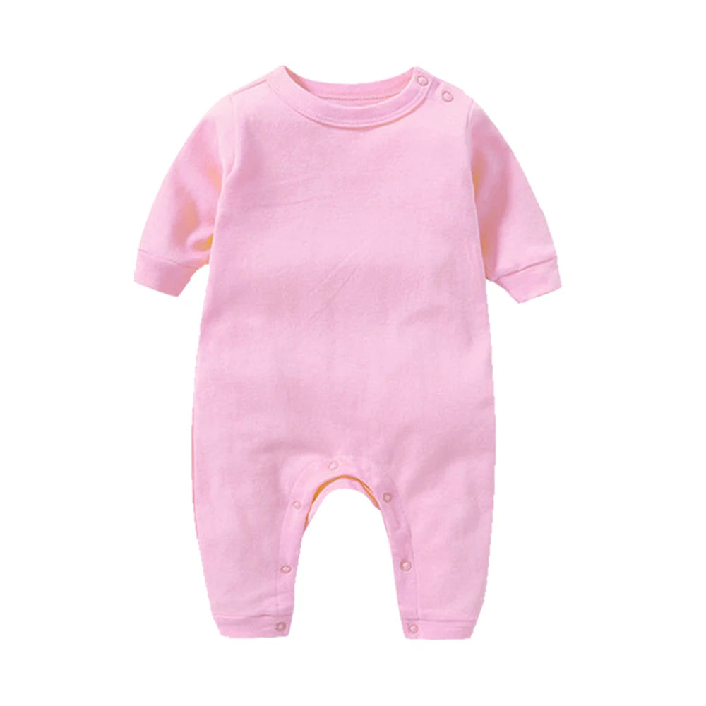 Baby Girl and Boy Rompers Solid Grows One-Pieces