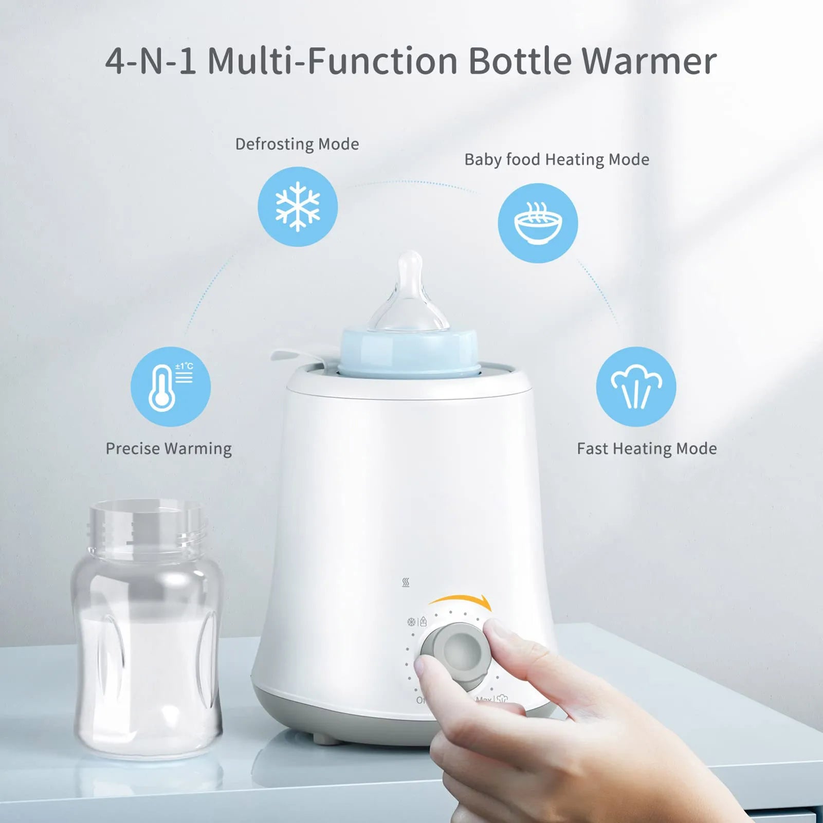 Milk Warmer Multifunctional Baby Bottle Warmer Fast Heat