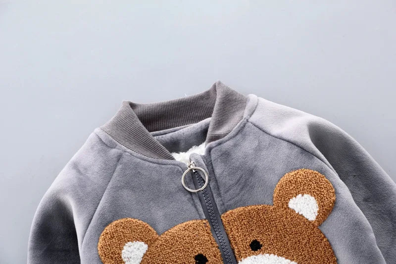 3PCS Winter Autumn Toddler Baby Boys Girls Clothes