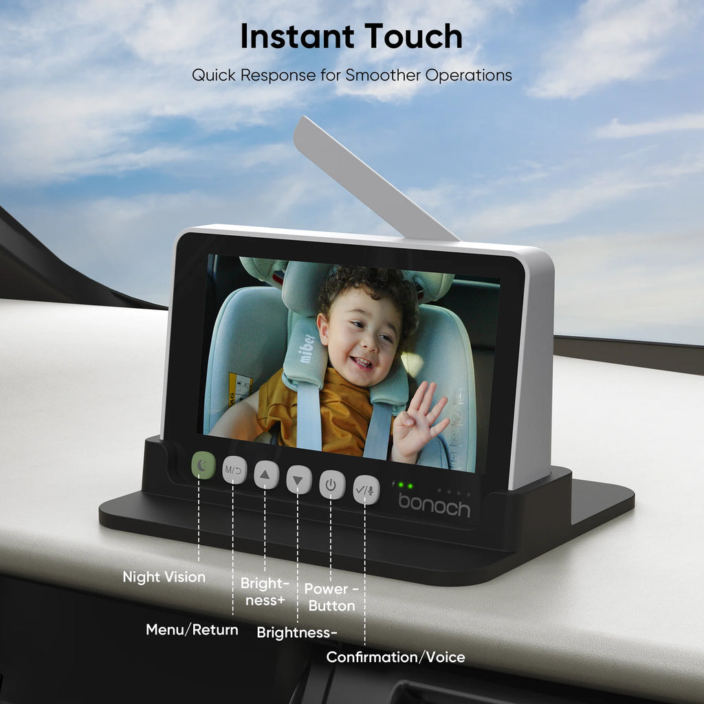 2-in-1 Car Home Dual-Use Baby Monitor