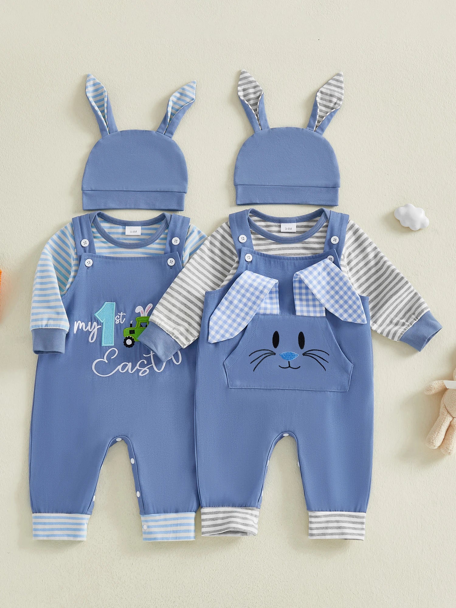 Baby Girl Easter Outfit 3 Piece Set