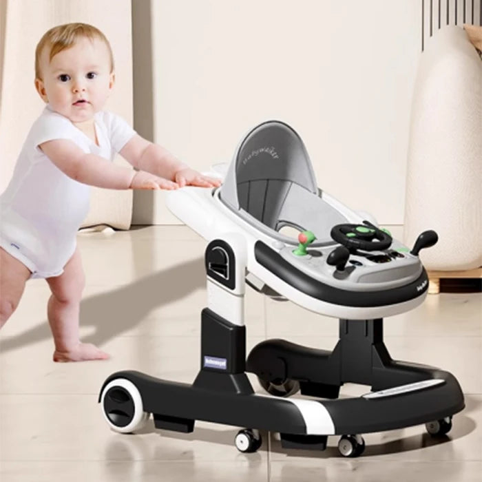 5 in 1 Baby Infant Walker Anti-Rollover Walker with Learning Toy
